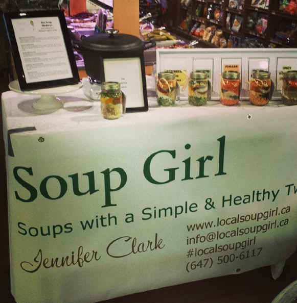 Soup Girl table