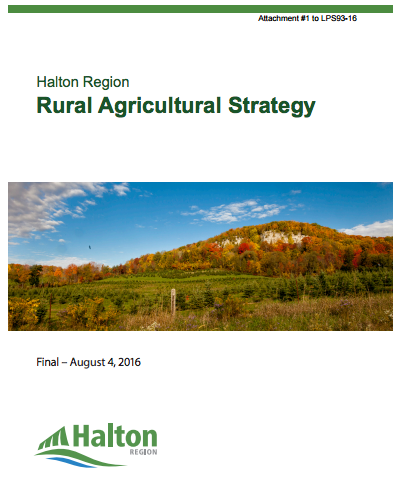 Halton Region Rural Agricultural Strategy