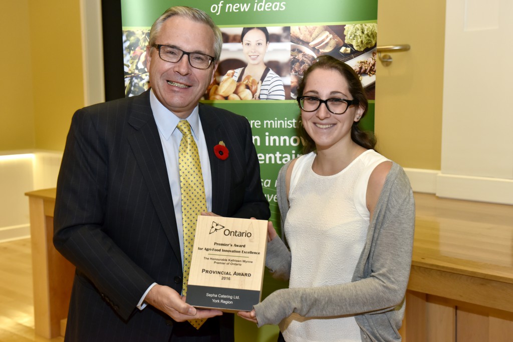 Sepha Catering Receives Pemier's Award for Agri-Food Innovation Excellence